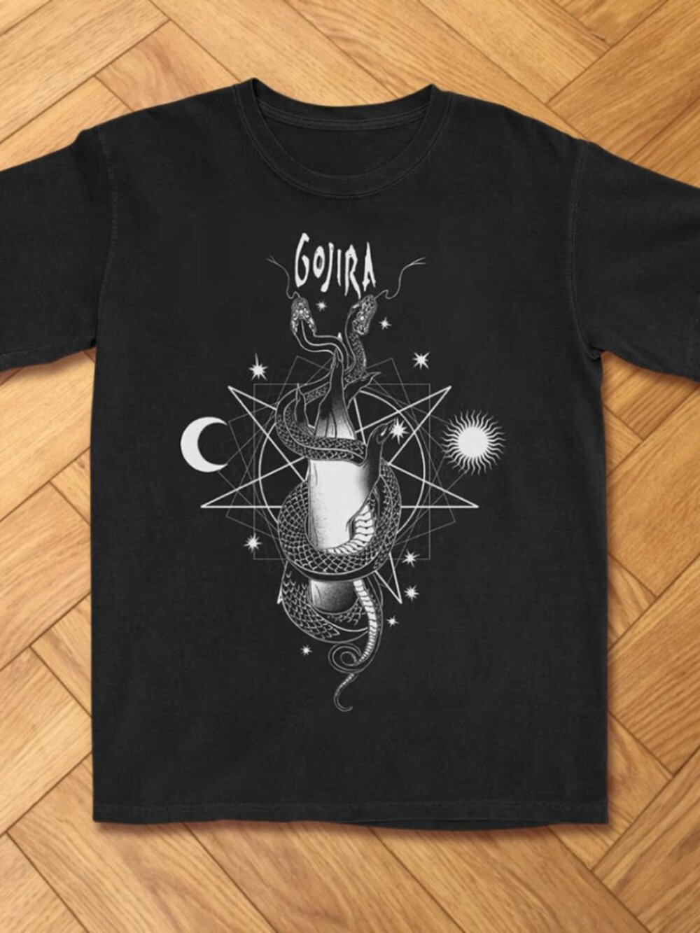 Gojira Celestial Snakes T-Shirt Black